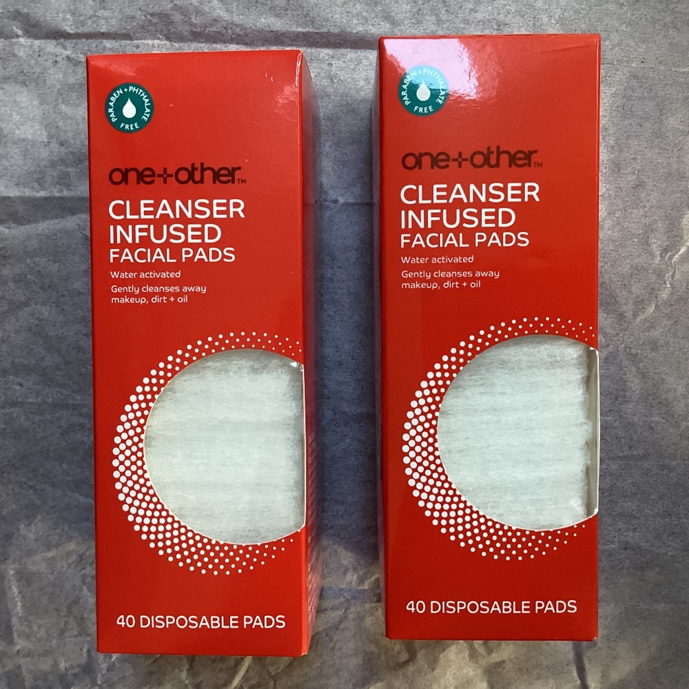 One+Other Cleanser Infused Facial Pads Bundle 40 disposable pads/box